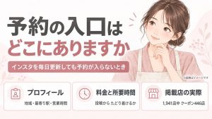 インスタを毎日更新しても予約が入らない｜予約の入口はどこにありますか