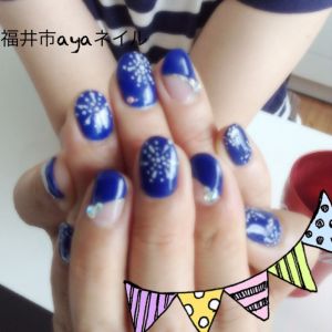 花火ネイル