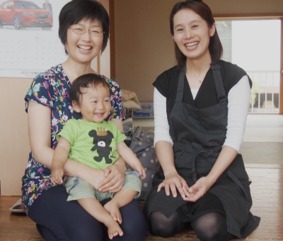 お家に来て下さるので、子供が騒いでも安心でした