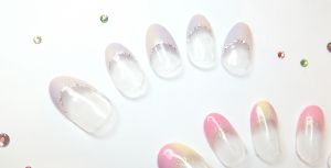 縦2色グラデフレンチ