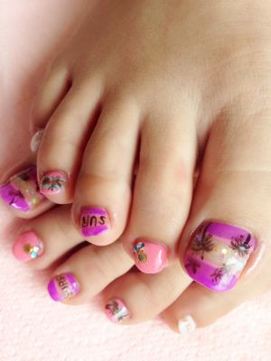 ヤシの木ネイル