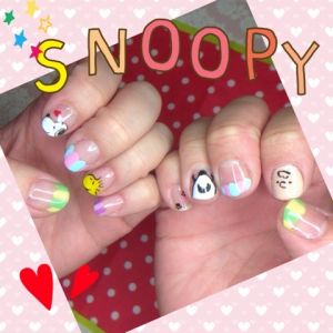 スヌーピーネイル
