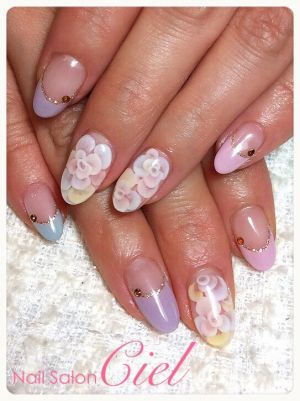 埋め込みフラワー