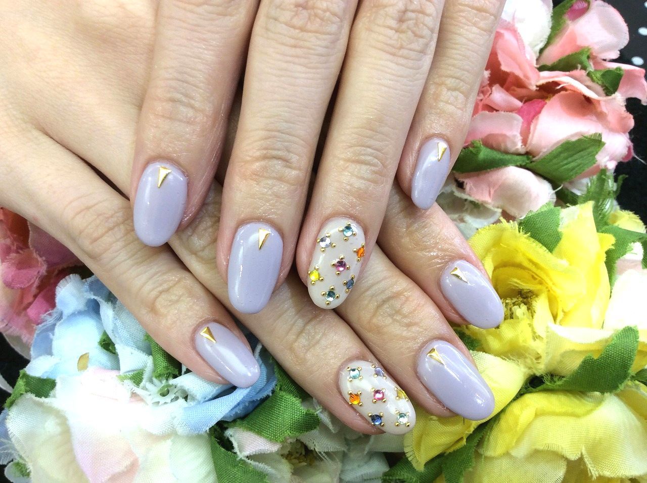 リムビジューネイル☆彡