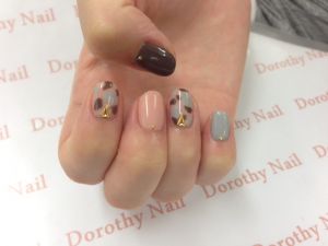 迷彩カモフラージュネイル