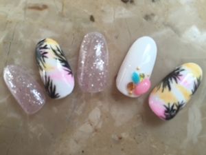 ６月定額ネイル