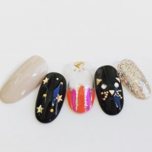 １０月定額ネイル