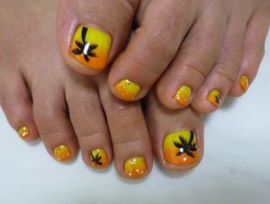 フットジェルネイルアート１０本コース