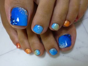 フットジェルネイルアート１０本コース