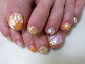 フットジェルネイルアート１０本コース