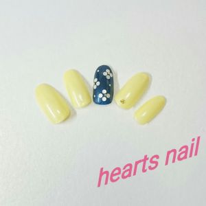 定額春夏シンプルホロフラワーネイル