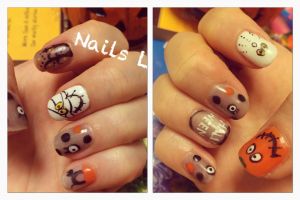 Halloween nail