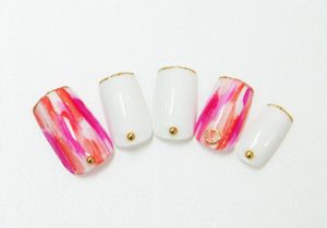 縦タイダイネイル