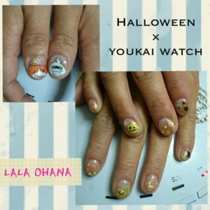 halloween×キャラネイル