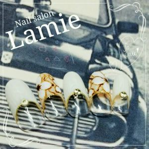 アンティークフラワーネイル
