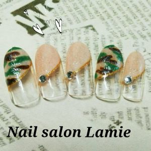 迷彩フレンチNail
