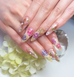 スカルプ・お花