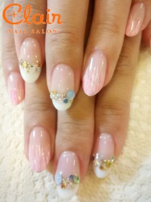 6月定額より★サマーフレンチネイル