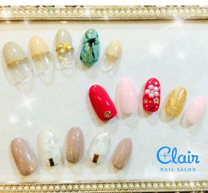 6月定額ジェル¥4.500デザイン