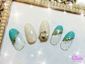7定額ジェル¥6.000☆デザイン2