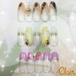 6月定額ジェル¥6.000デザイン