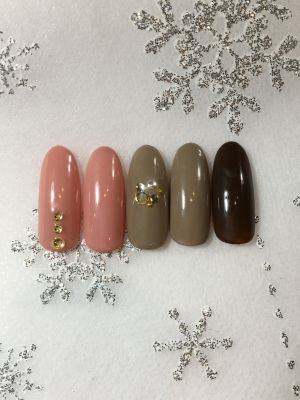 12月定額ジェル¥4.500☆デザイン1
