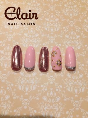 1月定額ジェル¥6.000☆デザイン2