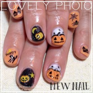 ハロウィンネイル