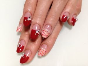 ツィード秋ネイル