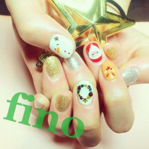 クリスマスネイル