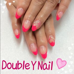 ハート＆フレンチネイル♪