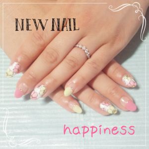 お客様ネイル『フラワーネイル』