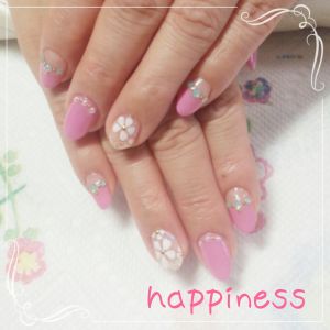 お客様ネイル『ピンクフレンチ』