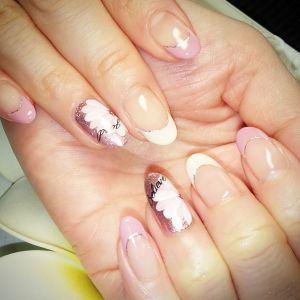 お客様ネイル『春フラワーネイル』
