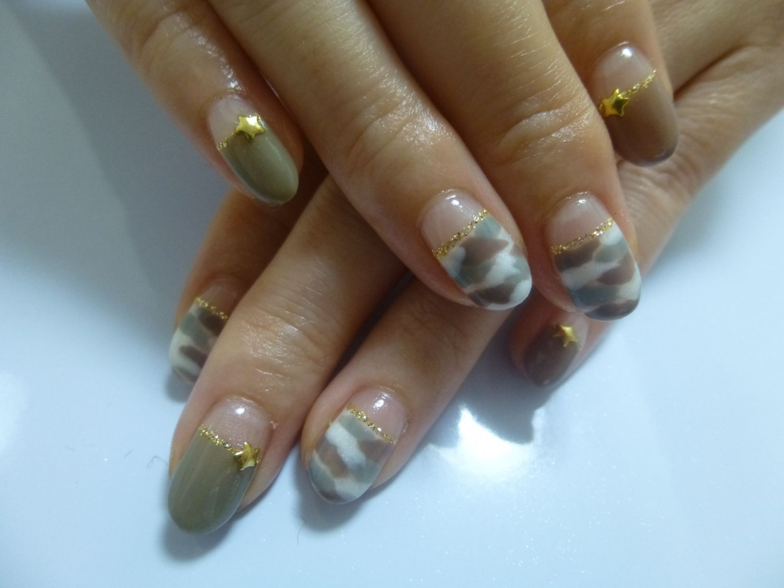 カモフラNAIL❤