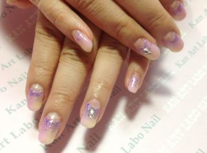 縦グラデーションネイル