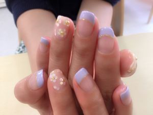ホロフラワーネイル