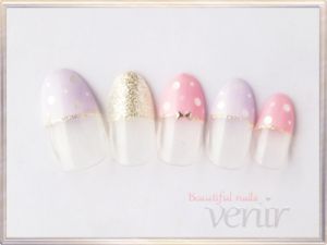 毎月変わる定額ネイル・1月