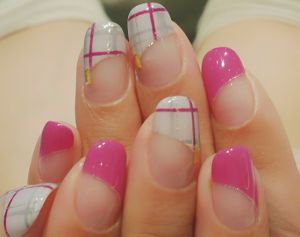 チェックネイル