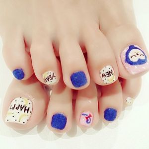 とってもキュートな申年ネイル