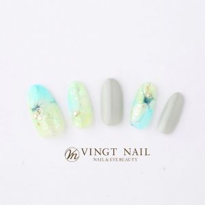 浴衣ネイル