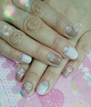逆フレンチネイル