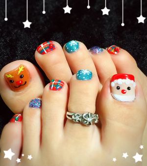 クリスマスネイル