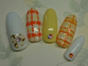 チェックネイル