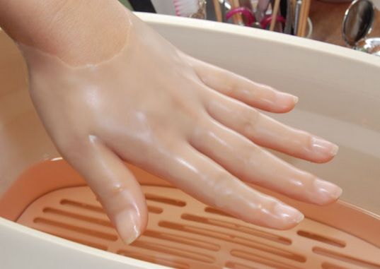 ナチュラルケアのオプション「パラフィンパック」