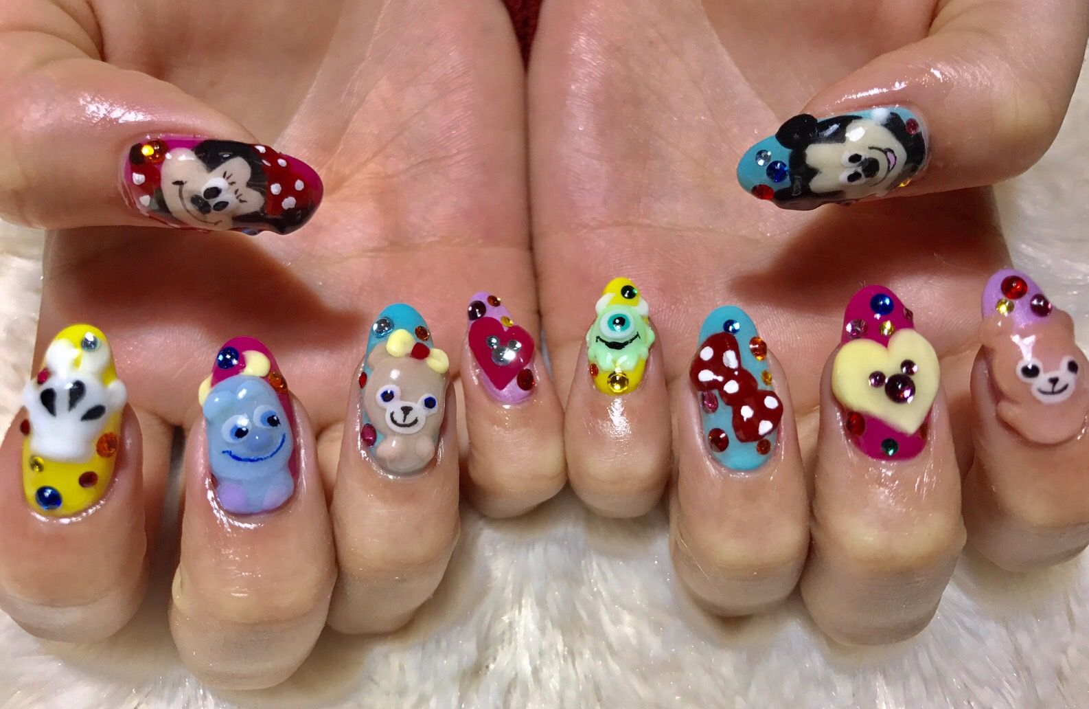 キャラクター3Dネイル ネイルサロン - #arbynailのネイルカタログ