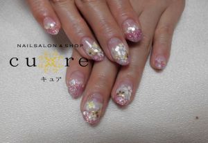 桜で春ネイル