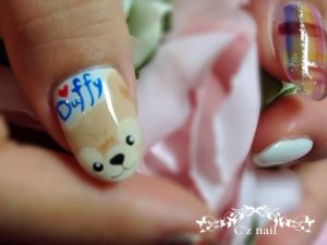キャラクターネイル☆ダッフィー