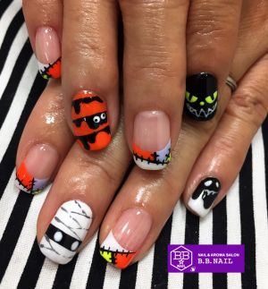 ハロウィーンネイル
