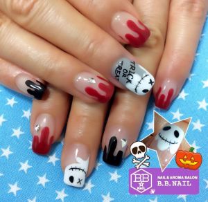 ハロウィーンネイル